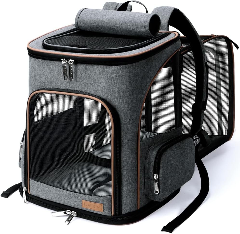 Mochila para gatos, mochila para gatos extensible, mochilas para gatos.